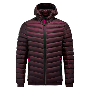 Vestes d'hiver en duvet pour hommes personnalisées avec capuche amovible, veste matelassée vintage résistante à l'eau pour les sports de plein air - Product Image 4