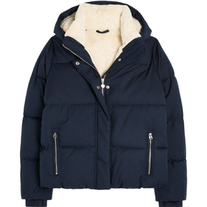 Veste d'hiver matelassée en gros pour femme, manteau chaud à capuche, style streetwear, imperméable, tissé, bomber réversible, écologique - Product Image 1
