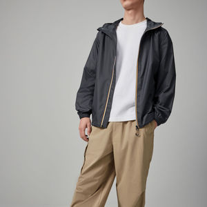 Lightweight Winter Solid Nylon Windproof Men's Custom <b>Jacket</b> Quick Dry Logo Option High Quality Fabric - Product Image 1