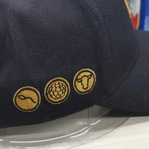 หมวกเบสบอลแบบ 5 ชิ้นส่วน ผ้าทวิลล์ ปักโลโก้ตามสั่ง OEM ขายส่ง ผ้าฝ้าย 100% ปรับขนาดได้ ทรงสูง เหมาะสำหรับปั่นจักรยาน - Product Image 5