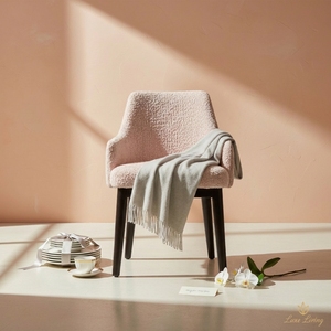 Coussin de chaise de salle à manger en rotin tressé à la main, revêtement en microfibre, support ergonomique haut dossier, design côtier, aspect antique pour - Product Image 3