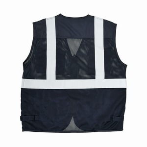 เสื้อกั๊กสะท้อนแสง Class 2 ได้รับการรับรองมาตรฐาน ANSI ผลิตจากโพลีเอสเตอร์ สำหรับคนงานก่อสร้าง-มองเห็นได้ชัดเจนในเวลากลางคืน ป้องกันน้ำ ขนาด 5XL - Product Image 1