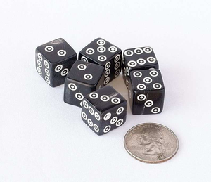 Buffalo Horn Eco-Friendly Customizable <b>Dice</b> <b>Set</b> for and Board Games Handmade From India - Product Image 2