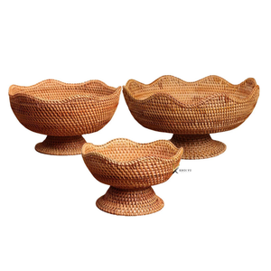 KV NATURAL HOME KVRB Panier de rangement en rotin naturel tissé à la main, écologique, multifonctionnel, design rectangulaire simple, pour la maison et le bureau - Product Image 1