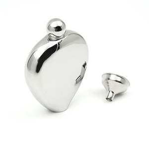 Luxury Mirror Finish Stainless Steel Hip Flask with Leak Proof Screw Cap, Smooth Curved Design for Travel, Bar and Gifting - Product Image 3