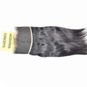 Cheveux humains 100% naturels bruts vierges, cuticules alignées, tissage Genius Weft, frontal 13*4, lisses, qualité Mink, noirs, provenance Temple Indien, vente en gros - Product Image 4