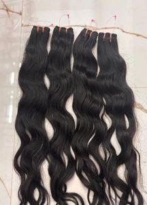 Paquetes de Cabello Humano Indio Virgen Liso de Primera Calidad al por Mayor, Cabello Humano Indio Virgen Liso Negro Natural de Alta Calidad - Product Image 6