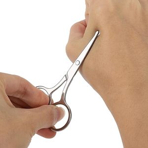 Tijeras Recortadoras de Vello Nasal de Alta Calidad, Acero Inoxidable, Punta Redondeada, Herramienta de Belleza y Cuidado Personal - Product Image 5