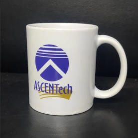 Taza de Café de Cerámica Personalizada con Logotipo, Taza de Regalo Promocional Publicitaria, Taza de Café de Cerámica Blanca Personalizada con Logotipo - Product Image 3
