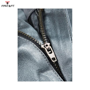Pantalones de Cuero Personalizados de Alta Calidad, Casuales, Resistentes al Agua, Transpirables, de Secado Rápido, Corte Ajustado, con Cierre de Cremallera para Hombre - Product Image 6