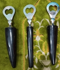 Abridor de botellas hecho a mano con cuerno de búfalo, herramienta decorativa para bar, artículo de mesa para bebidas, regalo para cocina y fiestas - Product Image 6