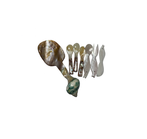 Cuchara y tenedor de postre de nácar natural respetuoso con el medio ambiente de Vietnam para vajilla sostenible y exportación de regalos - Product Image 4