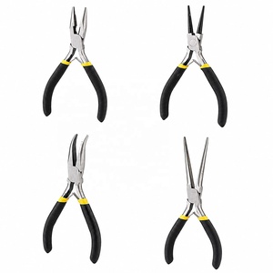 High Quality Stainless Steel Jewelry <b>Pliers</b> <b>Set</b> 8 Piece Hand Tool Kit Needle Nose Wire Cutter Nose <b>Pliers</b> for DIY Repair BY ZUOL - Product Image 4