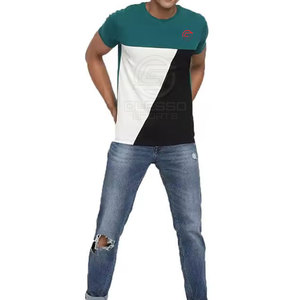 T-shirts pour hommes sportifs et ajustés, avec tissu respirant, toucher doux et design avant-gardiste - Product Image 4