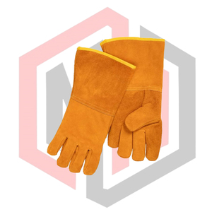 Gants de soudage en cuir de haute qualité avec manchette de sécurité, antistatiques, flexibles, respirants, résistants aux déchirures, options personnalisables - Product Image 3