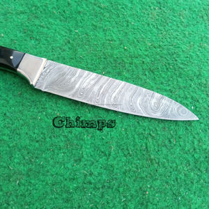 Cuchillo de Chef de cocina de acero japonés hecho a mano hoja de acero de Damasco Santoku cuchillos de Chef de calidad superior mango personalizado - Product Image 3