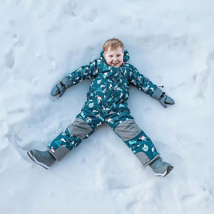 Combinaison de ski pour enfants, imperméable, hiver, une pièce, avec capuche, coupe-vent, isolée, pour garçons, filles, enfants - Product Image 3