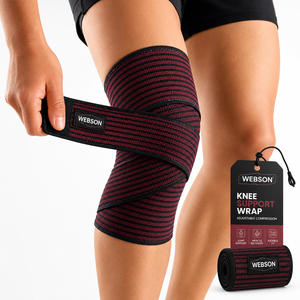 Soporte de Rodilla Webson, Ajustable, Compresión Transpirable, Protección Profesional para Levantamiento de Pesas, Entrenamiento, Fitness, Unisex - Product Image 1