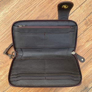 2024 nouveau Design mode main usiné en cuir bracelet portefeuille pour femmes de haute qualité en cuir de vache véritable pochette multifonctionnelle - Product Image 6