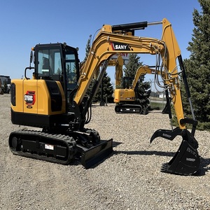 Excavadora Hidráulica Compacta Usada Original Sany, Mini Excavadora con Bajas Horas de Trabajo y Rendimiento Hidráulico - Product Image 6