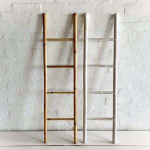 Escalera de bambú Natural, escalera de madera de tamaño personalizado, estante decorativo para uso doméstico y jardín, precio de fábrica - Product Image 1