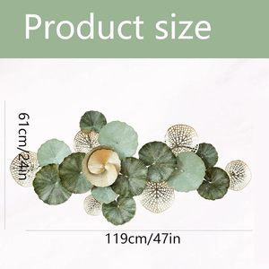 Metal Lotus Leaf Wall Sculpture Stacked Flower Wall Art Decor for Living Room Bedroom - Product Image 6