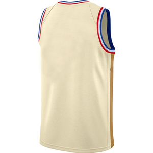 Basketballs Jersey Custom <b>Black</b> Red-Blue Split Fashion <b>Tops</b> Basketball Jersey Color-Split High School Best Quality Stitched - Product Image 6