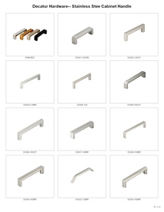 Tirador de armario de acero inoxidable duradero para cajones de dormitorio, tocadores y muebles de sala de estar para uso en almacén al aire libre - Product Image 5