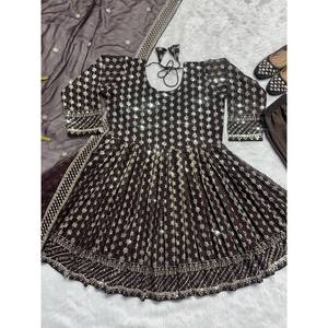 Conjunto de Top, Pantalón y Dupatta de Fiesta para Mujer, Diseño Elegante - Product Image 5
