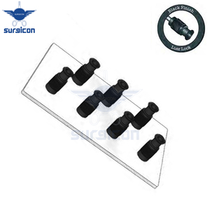 Adaptador de Transferencia de Líquidos, Longitud 3 cm / 1-1/4 pulgadas, Conector Luer Lock, Acabado Negro, Acero Inoxidable, Conector de Jeringa de Precisión, Reutilizable - Product Image 3