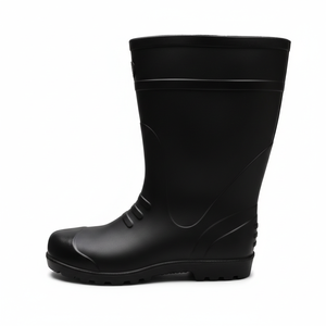 Botas de Seguridad Negras de PVC Anti-Impacto y Antideslizantes - Product Image 3