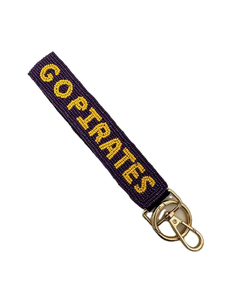 Porte-clés et accessoires pour sacs LSU Game Day GEAUX TIGERS, broderie perlée personnalisée, bracelet porte-clés classique pour BY MULTI - Product Image 3