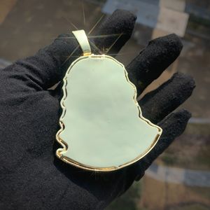 Pendentif Jésus en Moissanite pour Homme, Argent 925, Sertissage Glacé, Visage de Jésus, Collier Hip Hop, Breloque, Bijou Léger de Luxe, Cadeau - Product Image 5
