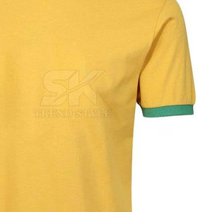 เสื้อยืดสีพื้นแบบริงเกอร์จากปากีสถานโลโก้ตามสั่ง - Product Image 4