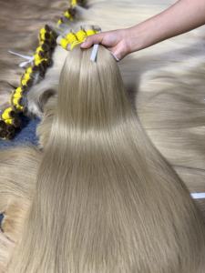 Extensions de cheveux en vrac, super double drawn, cheveux vierges bruns, 100% cheveux vietnamiens, sans traitement chimique - Product Image 6