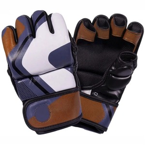 ถุงมือชกมวยหนัง PU แบบกำหนดเอง สำหรับคาราเต้ เทควันโด มวยไทย MMA ซ้อมต่อยมวย - Product Image 4