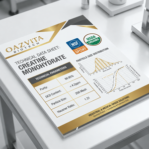 Oazvita 99.96% <strong>Creatine</strong> Monohydrate Powder Pharmaceutical Grade Low DCD NSF GMP Non-GMO Bulk Supplier - Product Image 3