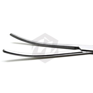 Pincettes hémostatiques courbées Peanut Rochester 12 pouces en acier inoxydable, instrument manuel pour les procédures de serrage hémostatique Standard-MOL - Product Image 5