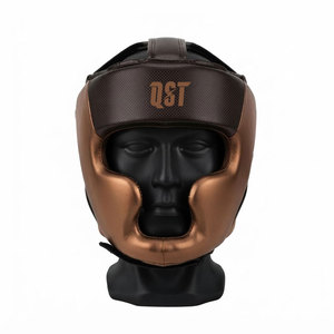 Protection de tête de boxe sur mesure fabriquée en usine, protection de tête de boxe MMA Muay Thai, 100% cuir véritable - Product Image 1