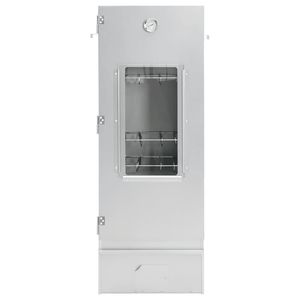 17.5 \ "x11.4 \" x43.3 \ "pentole da esterno in acciaio zincato BBQ forno fumatore con trucioli di legno - Product Image 4