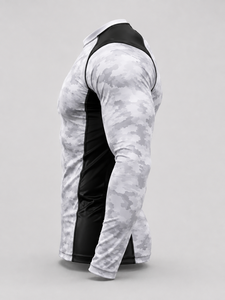 WEAVEON Rashguard Homme Manches Longues Modèle WE-RG-010 180g Spandex/Nylon Respirant Impression Numérique Logo Avant Brodé - Product Image 3