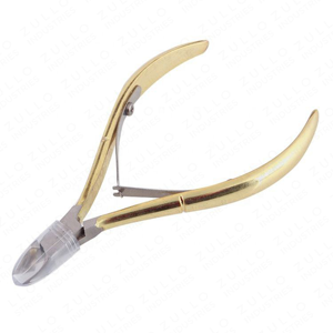 Cortacutículas Mini de Acero Inoxidable Dorado Personalizado, Cortauñas Afilado, Herramienta Profesional de Manicura, Marca Privada OEM - Product Image 5