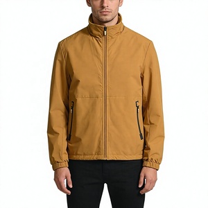 Best Wholesale Price Customized Logo Men Windbreaker Jacket Manufacturing High Quality Men Stand Collar Polyester <b>Shell</b> - Product Image 1