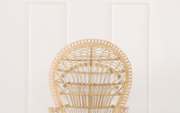 Prix spécial contemporain en osier rotin paon chaise Villa parc balcon salon jardin mobilier d'extérieur salon appartement
