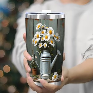 Stainless Steel Tumbler 20oz Double Wall Insulated Keep <b>Cold</b> All Day Leakproof Camping Drink <b>Cup</b> - Product Image 2