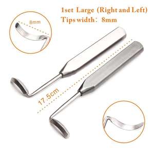 Raspateur périostal Doyen incurvé droit/gauche en acier inoxydable de qualité supérieure, manuel, 70 cm, élévateur costal, chirurgical orthopédique pour la clavicule - Product Image 2