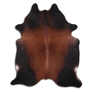 Tapis en cuir de vache brésilien, grand tapis rond en cuir véritable pour la maison et les hôtels - Product Image 4