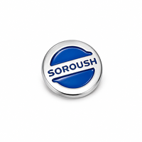 Emblème de voiture en plastique ABS chromé, badge de voiture personnalisé, emblème automobile moulé sous pression, surface lisse résistante à l'eau pour plaque signalétique d'appareil