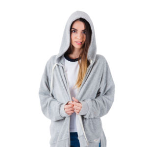Sudadera con Capucha Oversize Casual de Invierno para Mujer, con Logotipo Personalizado en la Parte Delantera, Hombros Caídos, 100% Algodón Felpa - Product Image 4