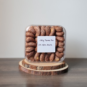Anacardos Tostados Orgánicos Personalizables, Sabor a Mantequilla y Sal, en Caja Cuadrada de 280g, Certificación ISO, Muestra Gratis, Oferta Especial, Venta al Por Mayor - Product Image 2